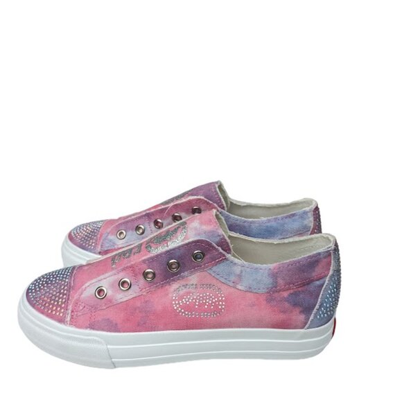 Ecko Womens Pink Multi Poppy156L Bling Embellish Sneaker Size 8.5 Red Rhino NWOB - Picture 5 of 8